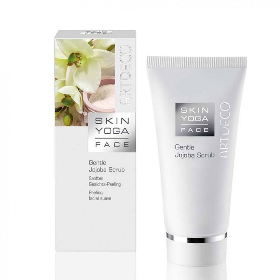 SKIN YOGA GENTLE JOJOBA SCRUB - Exfoliante Facial Suave pero Efectivo para una Piel Libre de Impurezas